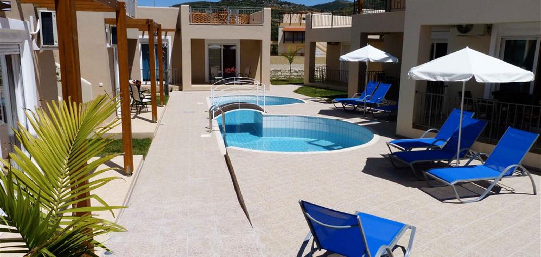 Azure Beach Kíssamos Eksteriør billede