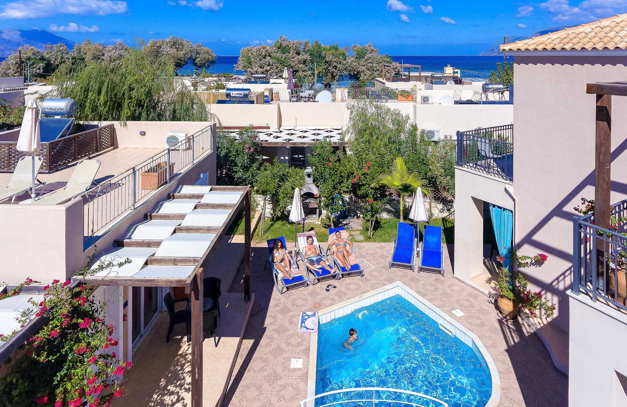 Azure Beach Kíssamos Eksteriør billede