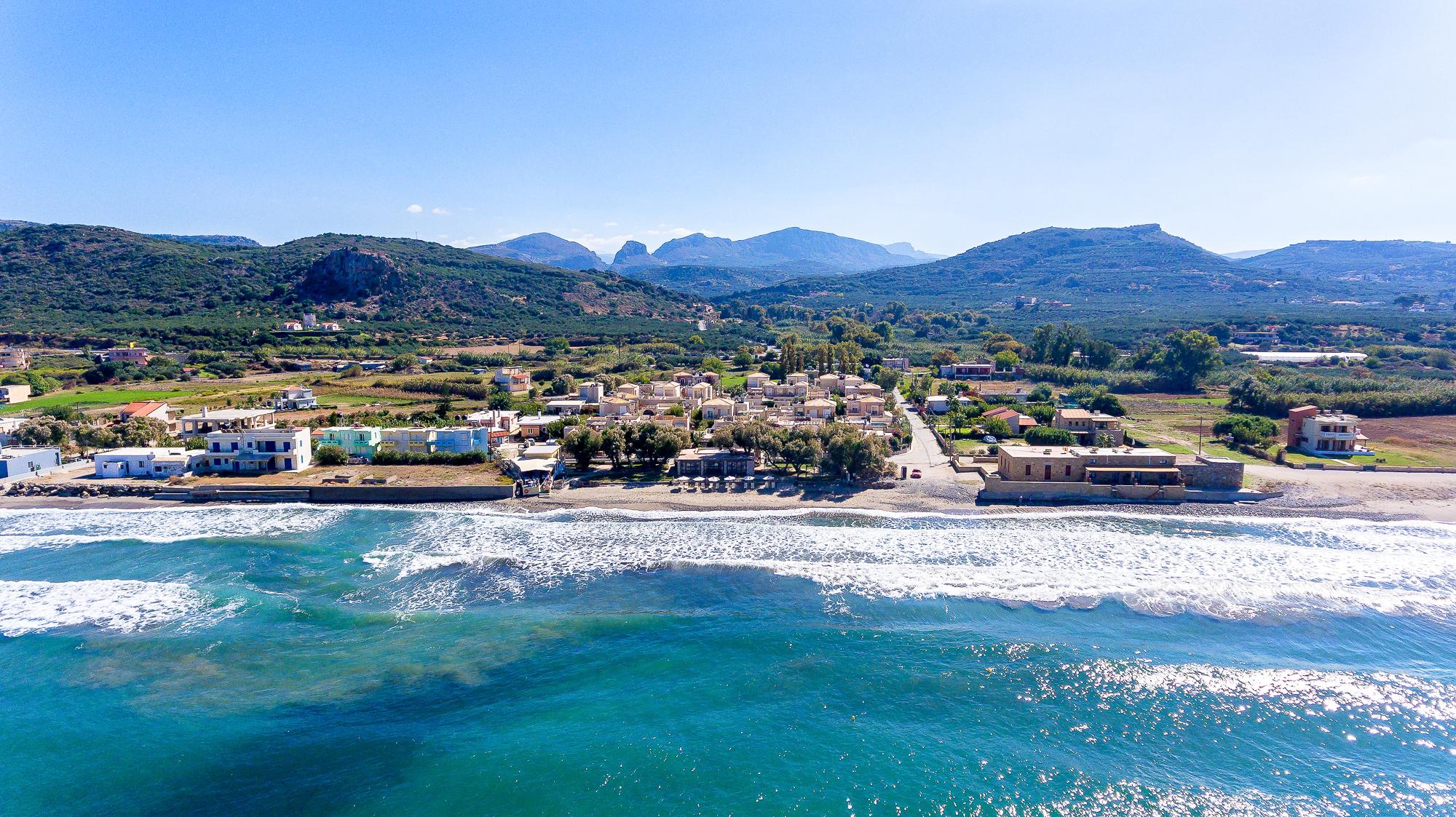 Azure Beach Kíssamos Eksteriør billede